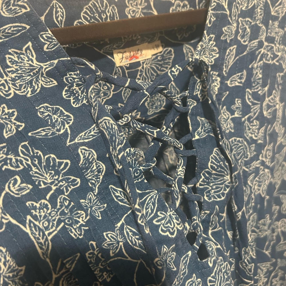 Faherty x B. Yellowtail Cameo Cove Dress Sz L - Picture 6 of 8